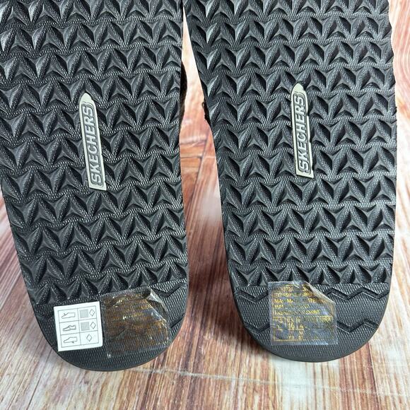 Skechers Surf Combers Mens Size 11 Gray Sandals Thong Flip Flops Open Toe Shoes - Picture 9 of 10